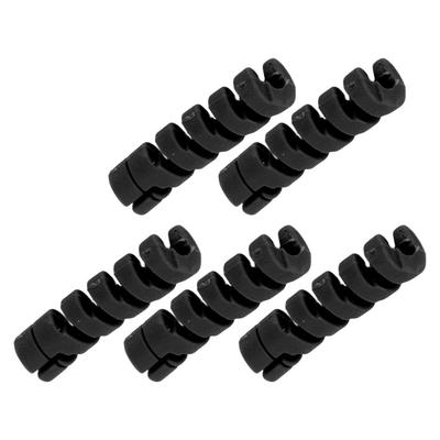 10PCS Spiral Brake Cable Protective Sleeve TPR Bicycle Brake Line Pipe Guard  Mountain Bike