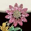 Flower Air Freshener Car Clip Universal Simple Installation Bling Faux