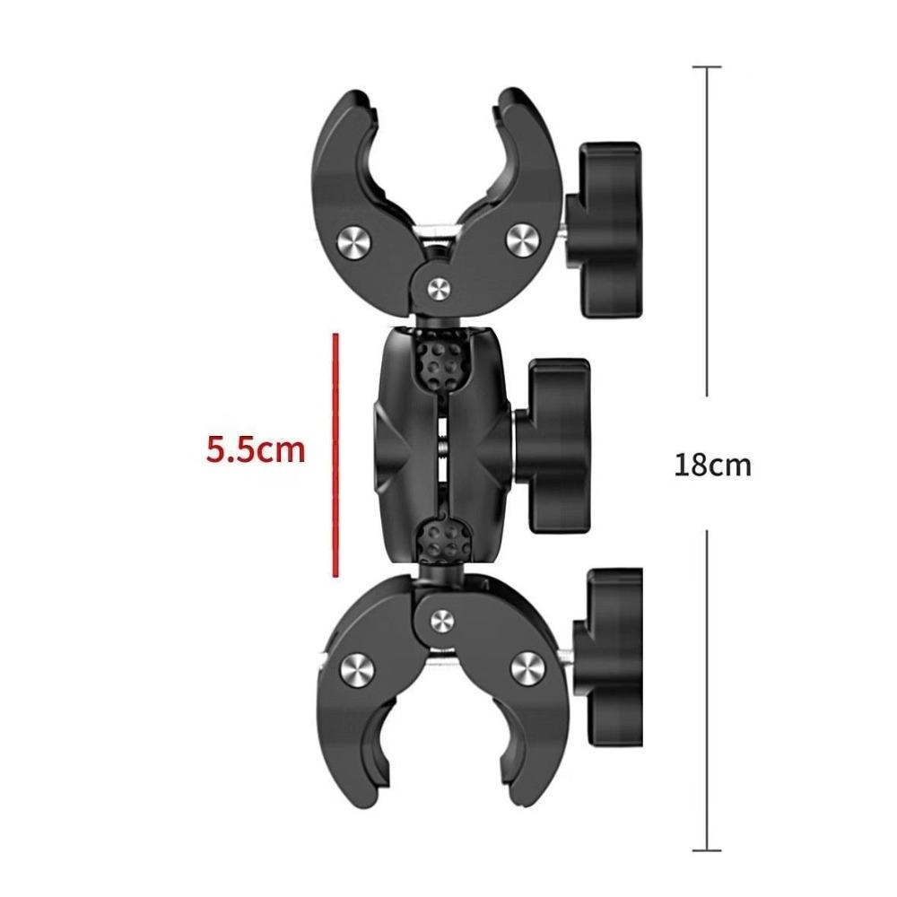 Quick Release Camera Mounts Clamps Adjustable 360° Rotation Camera Handlebar Mount Universal Ball Mount Adapter