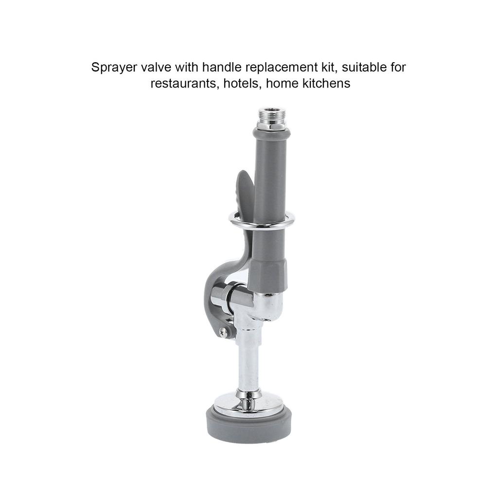Commercial Faucet Rinse Sprayer High Pressure Flexible Hose Spray Head Replacement