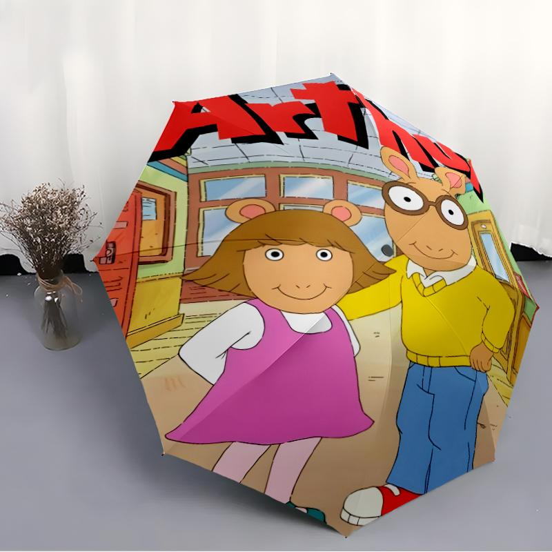 Arthur Fashionable Automatic Opening/Closing Folding Umbrella. Portable and Foldable, Ideal for Gift, Travel, and Daily Use.
