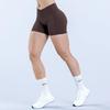 DF flat replacement high elastic fitness shorts hip lift shorts sports tight yoga pants peach hip yoga clothes wholesale
