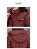 2025 Winter Women's Plus-Size Mid-Length Cotton Jacket - Warm and Fashionable for Mothers