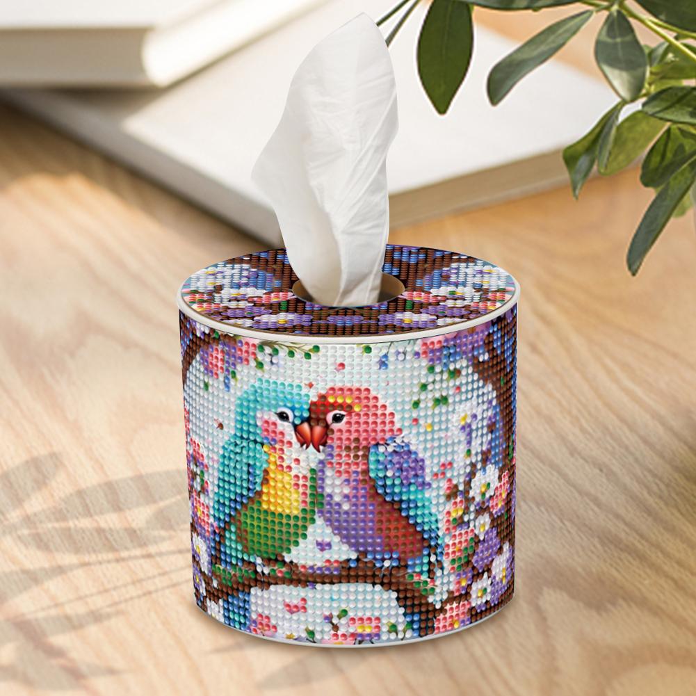 

Lovebird DIY Diamond Painting Handmade Tissue Holder Rhinestones Tissue Box United States