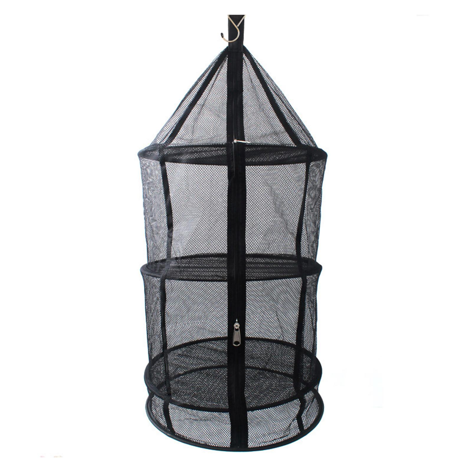 

Clothes Drying Net Mesh Nettings for Plant Clothes Drying Hanging Drying Net, Folding 4 Layer Hanging Shelves Dry Rack 1