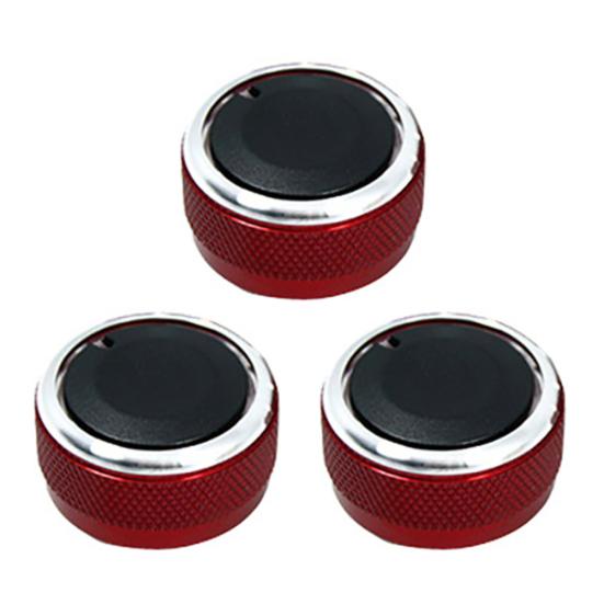 3Pcs/Set Car Air Conditioner AC Switch Knob Heat Control for Focus Max Mondeo