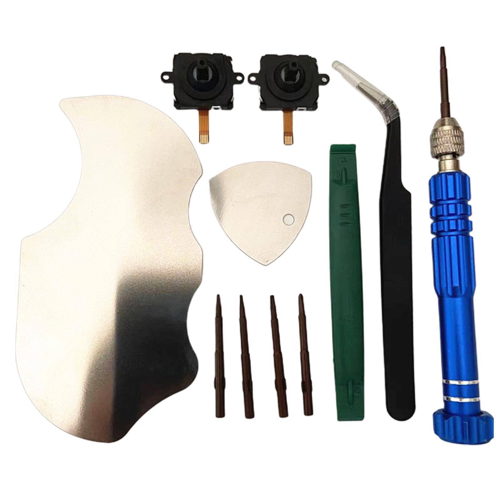 

Thumb Sticks Joystick Thumbstick Repair Kit for Quest 2 Controller Repairing Kit Thumb stick with Tools Replacement 1