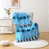 Knitted Throw Blanket Sofa Bed Office Nap Geometric Ins Style Soft Fleece Warm All Season