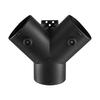VEVOR Diesel Heater Pipe Duct Vent Kit, 75mm Heater Pipe Warm Air Outlet Vent Set with Y-Shaped Connector & Air Duct Clamps