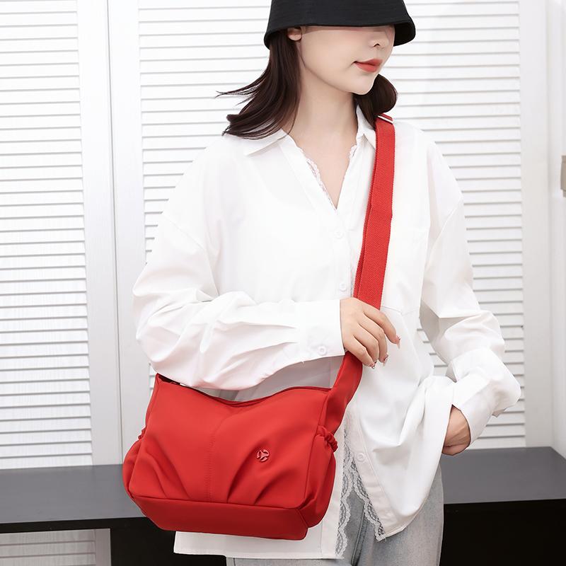 Damen Schultertasche mit großem Fassungsvermögen, einfarbig, Umhängetasche für Mütter mittleren Alters