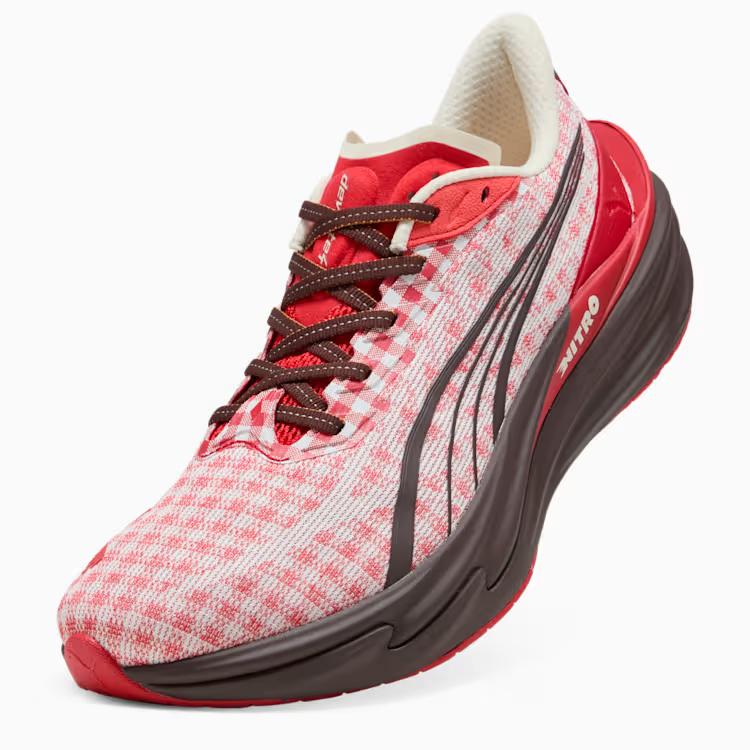 406307-01 Puma Deviate Nitro 4 Check For All Time Red PUMA White (Men's)