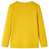 T-shirt enfants à manches longues ocre 92/104/116/128/140