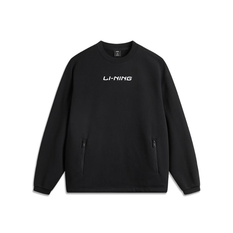 Li Ning Sweatshirts Men's Crew Neck Thickened Regular YWDV567-1