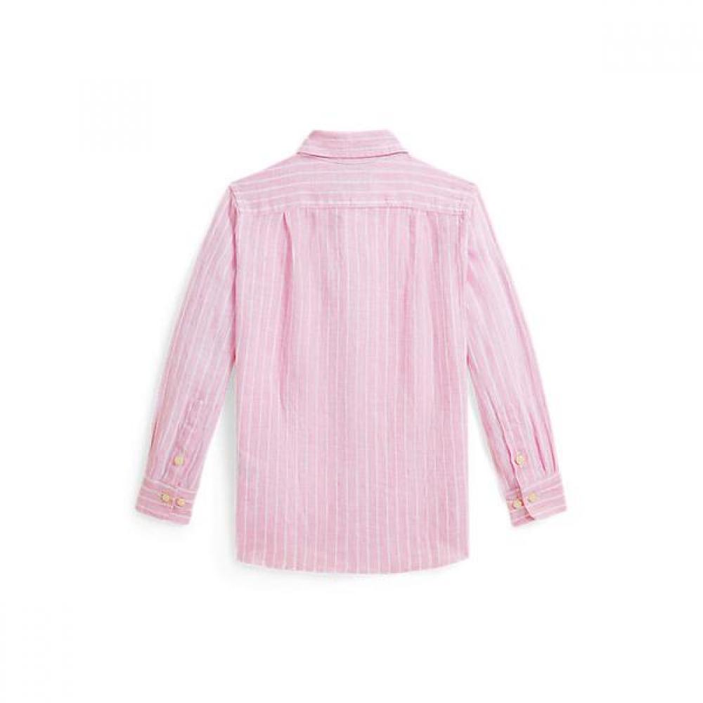 Polo Ralph Lauren Boys 2 7 Years Stripe Linen Shirt
