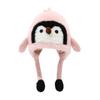 Kids Hat Penguin Design Ear Protection Knit Hat Autumn Winter Lightweight Warm Hat Outdoor