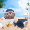 Cartoon Bucktooth Shark Statue Easy To Display Lightweight Desktop Ornaments Suitable for Friends Family Coworkers