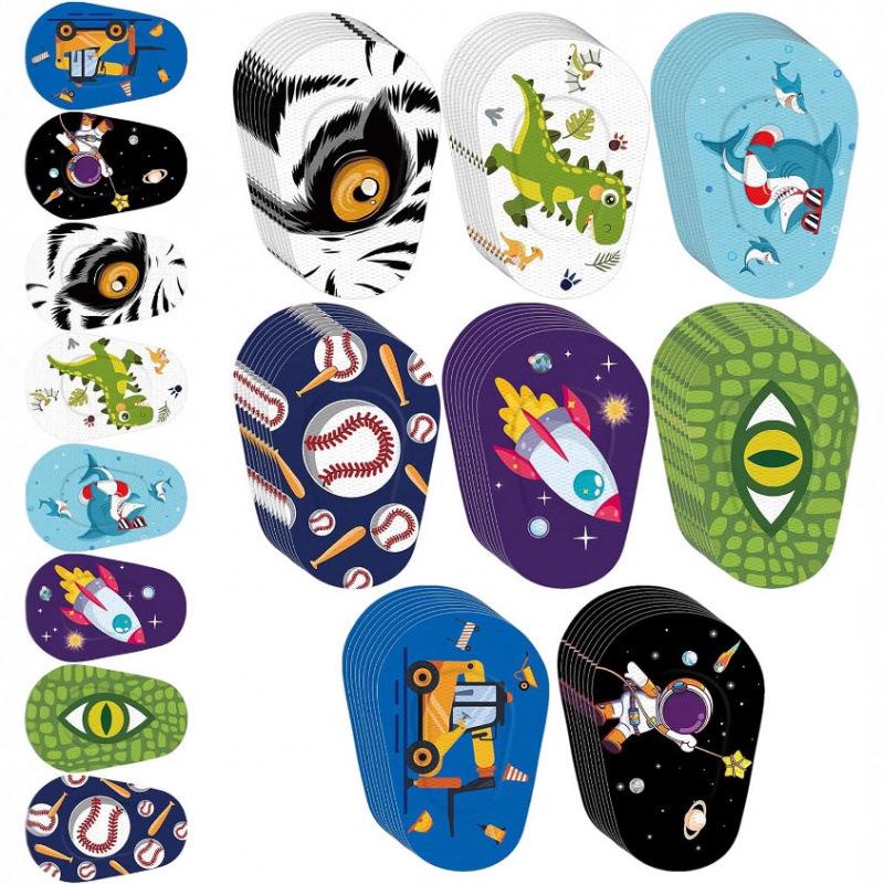 Einweg-Amblyopie-Augenklappen für Kinder zur Strabismus-Korrektur - Vollständige Abdeckung, Einzelaugentherapie