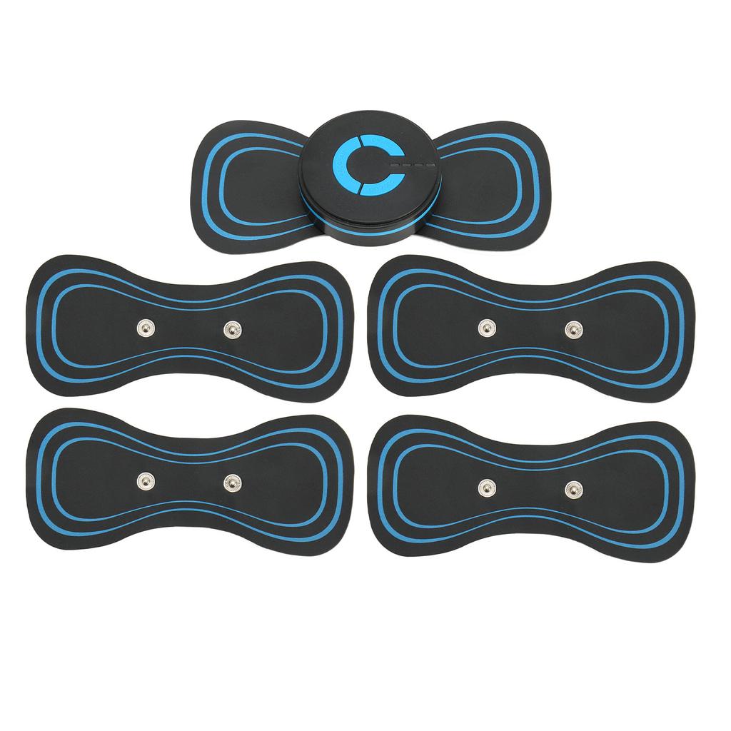 Mini Neck Massager Handheld Portable Cervical Spine Massage Sticker USB Rechargeable EMS Pulse