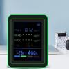 Quality Meter 6 In 1 CO2 PM2.5 HCHO TVOC Temp Humid Smart Detect Tester Indoor Battery Powered