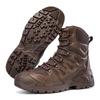 Men's Mid-Cut Military Combat Boots - Security, Hiking, Outdoor, Camping, Plus Size Desert Footwear