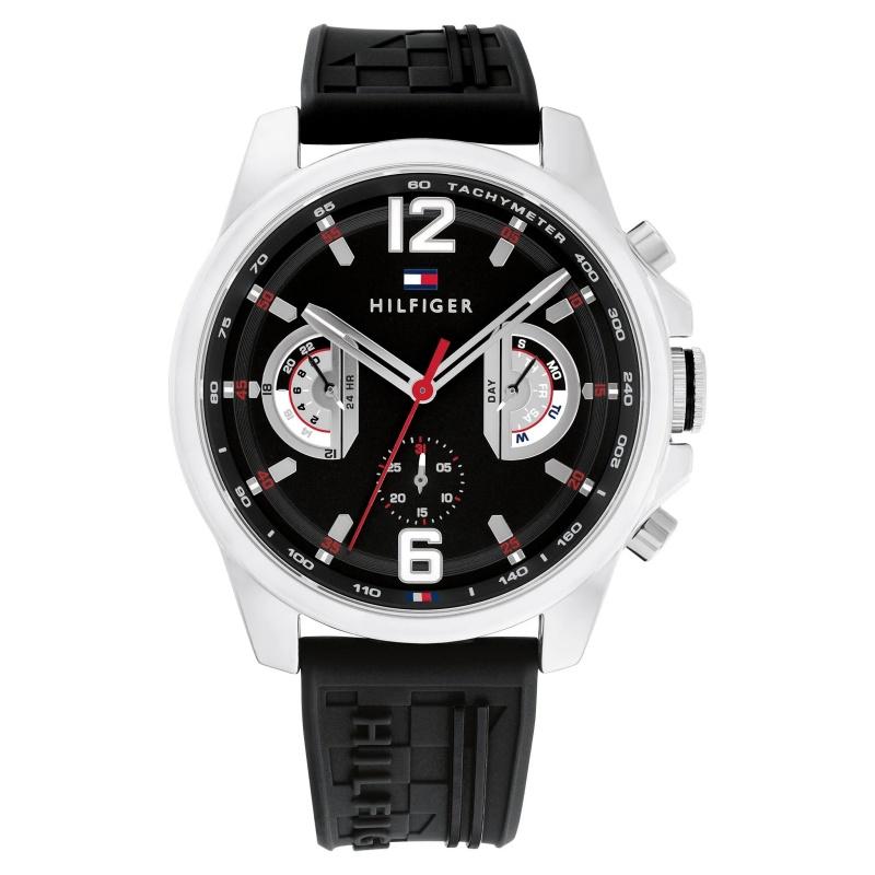Tommy Hilfiger 1710636 Black Quartz Men s Watch чёрный