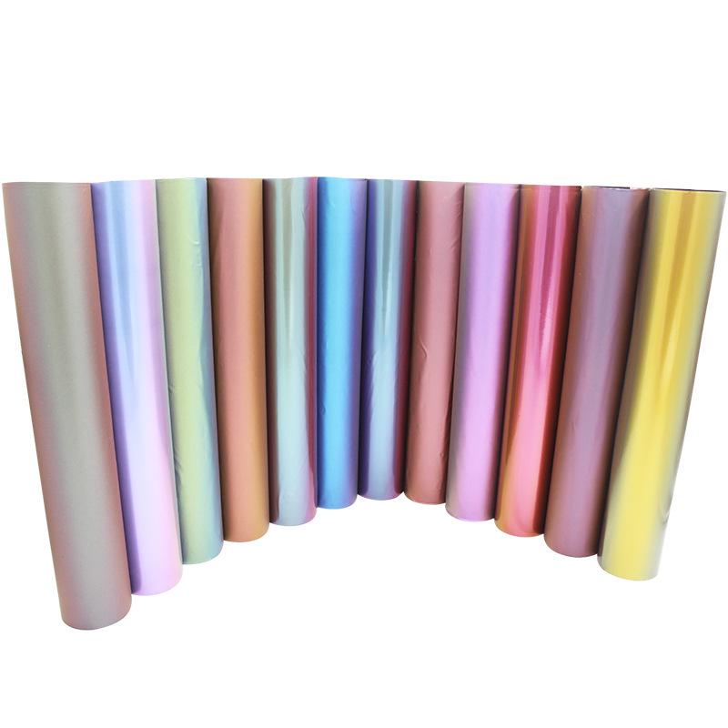 Chameleon PU Matný HTV Přenosová fólie se zadním lepidlem