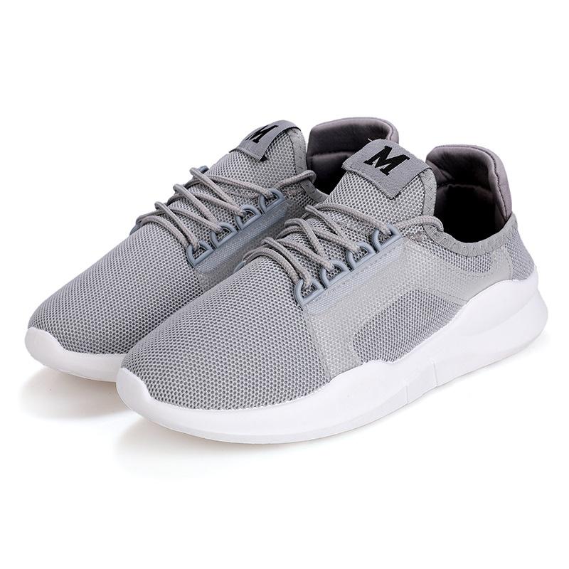 

2023 тканевая обувь для любителей летной тканой обуви, дышащая повседневная спортивная обувь для мужчин и женщин, кроссовки 44 серый