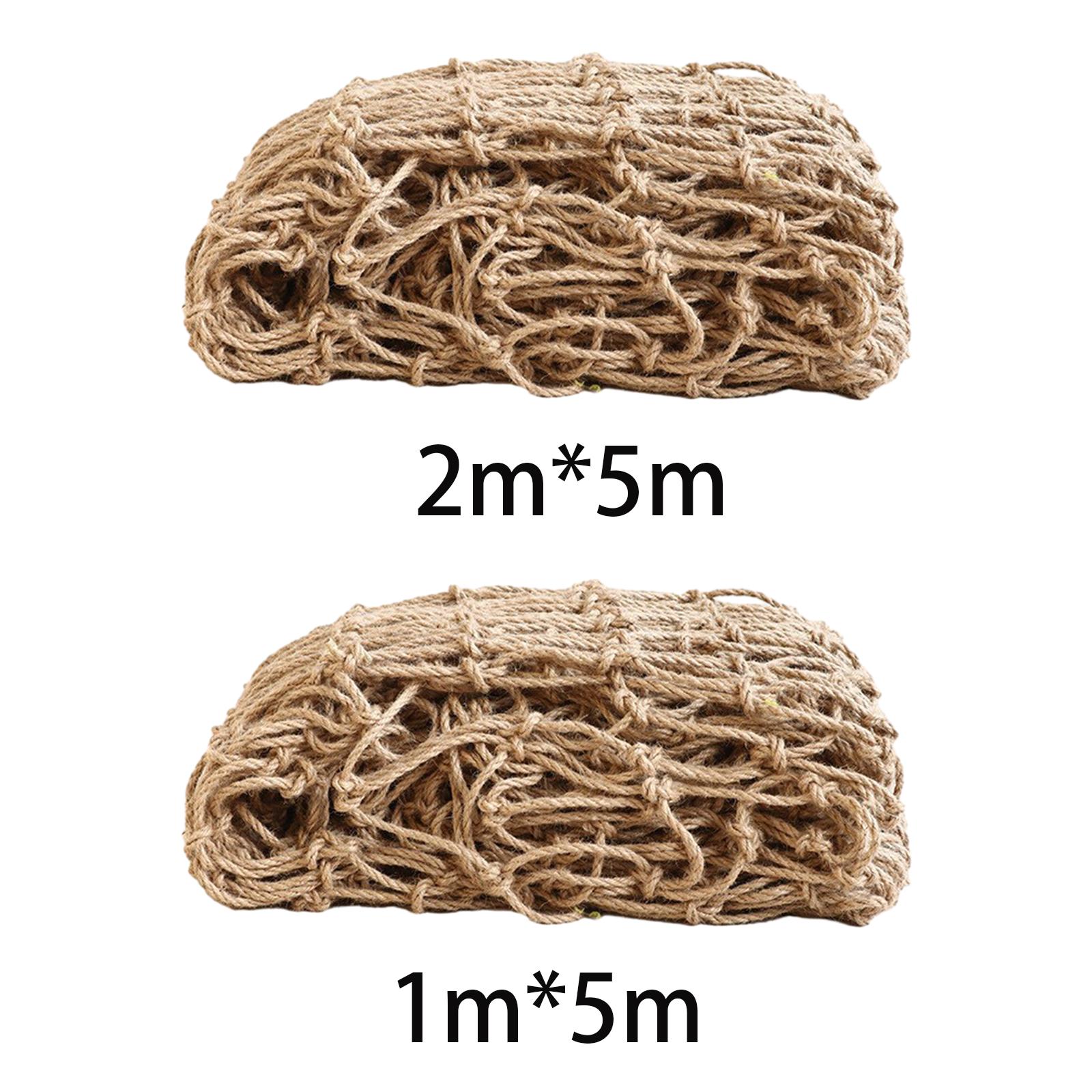 Plant Support Netting Photo Wall Decor Decorative Hanging Mesh Jute Twine Trellis for Grape Outdoor Climbing Plants Pea Cucumber