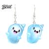 Women Earrings Ghost Glow-in-the-Dark Pendant for Decor Fun Kids Cartoon