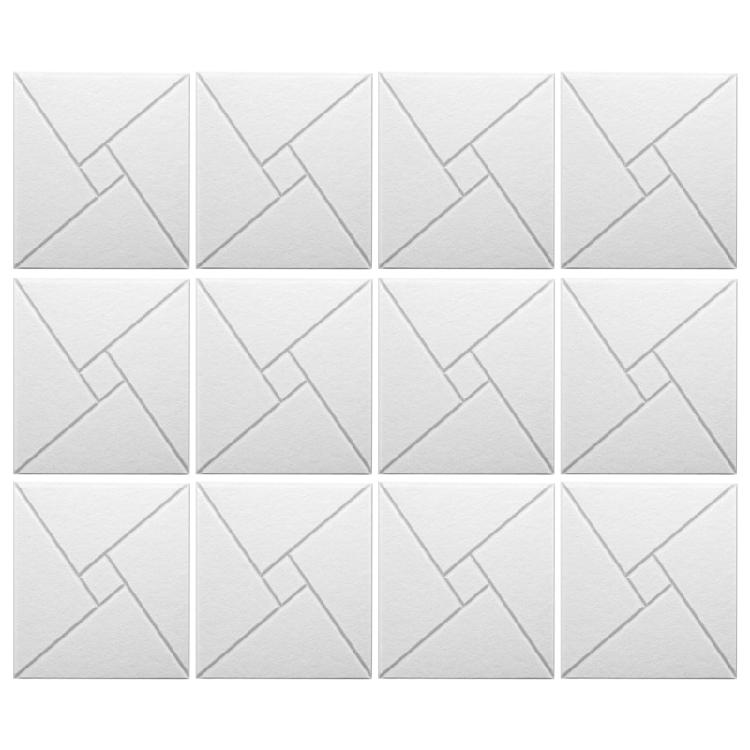 12 Pack Self Adhesive Acoustics Foam Panels Square Soundproof Wall Panels Suitable for Recordings Studios and Classrooms