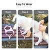 Small Dog Harness Vest Bright Style Pet Vest Harness Comfortable Adjustable Pet Harness for Teddy Pomeranian Pet Supplies