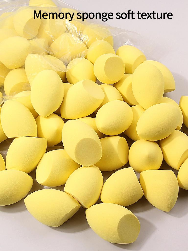 10pcs Powder Blending Makeup Sponge Beauty Egg Set For Liquid Cream And Powder, Multicolor Without Latex Suitable For All