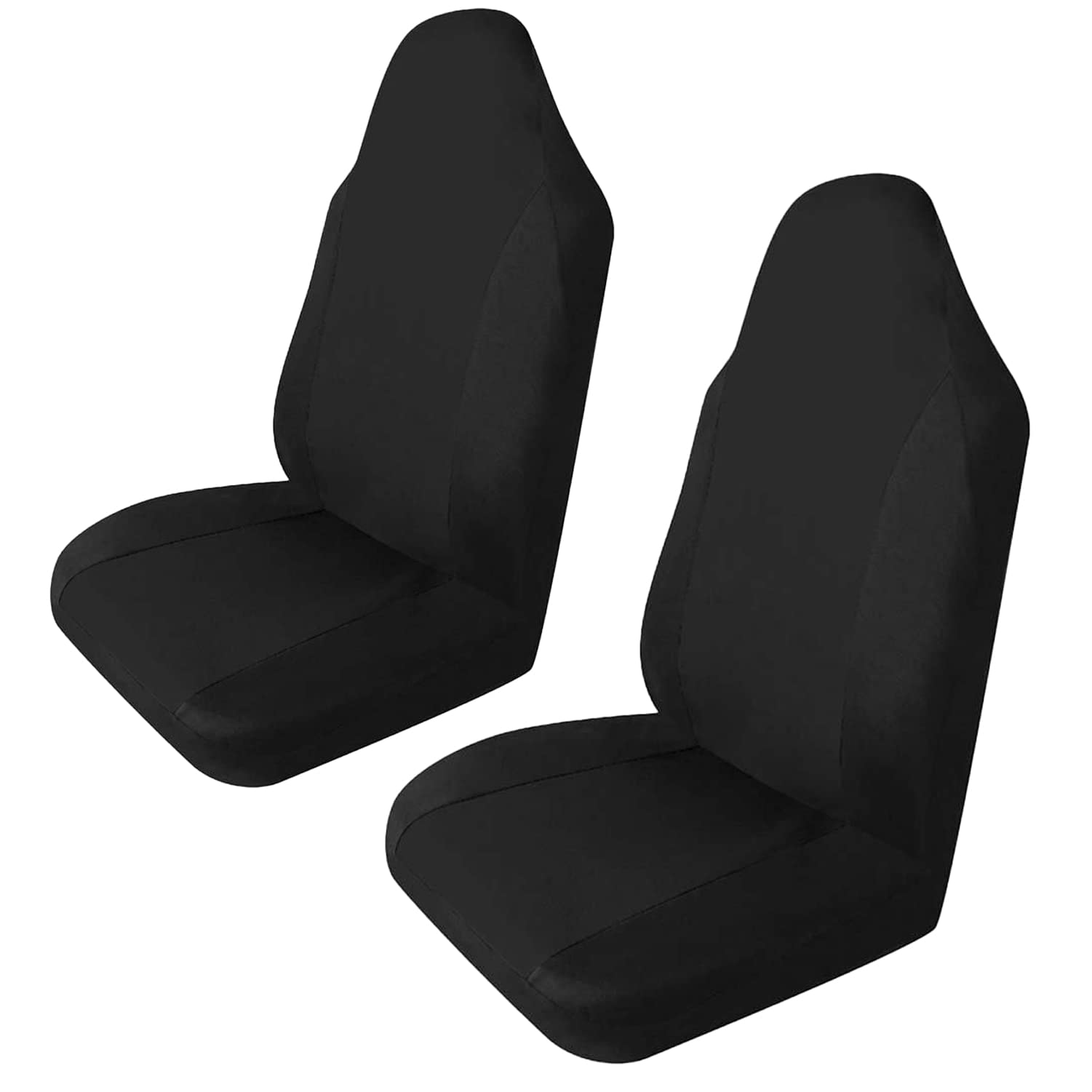 

Чехлы на сиденья [Комплект из 2 штук] Комплект сидений водителя и пассажира, Автомобиль, Чехол на сиденье, Универсальное использование, чёрный