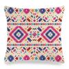 Seamless Geometric Abstract Pattern Digital Printing Short Plush Pillow Covers for Car Sofa Office Cushion Cover Home Goods
