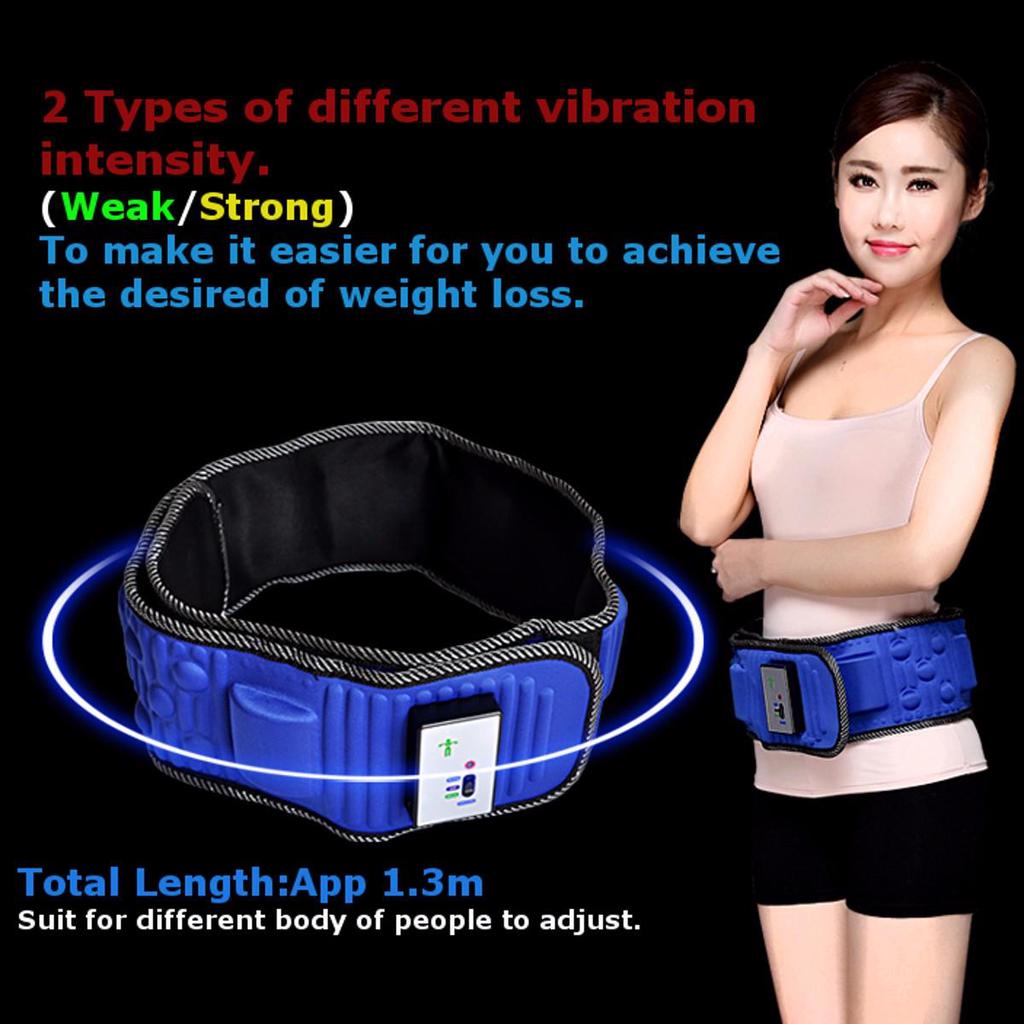Buy Electric Abdominal Stimulator Body Vibrating Slimming Belt Belly