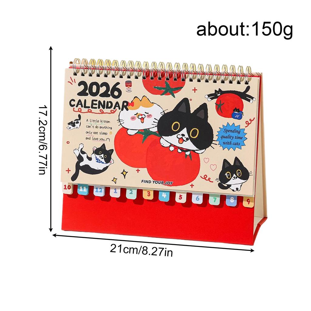 Desktop Calendars 2026 Planner Schedule Calendar Table Daily Notepad Pocket Planner Decorative Month Work Calendar Planner