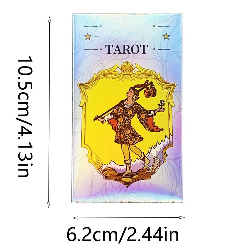 Hot-selling Tarot Cards A 78pcs Cards Fortune Telling Divination Game Cards Party Game Holiday Games, Halloween Christmas Gifts