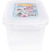 [Equipped with a Handle for Easy Access!] Million Pack Square Deep 2 White Storage Containers, Made In Japan, Approx. 135x178x117mm (Set of 2)