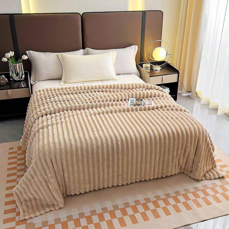 

Double Sided Warm Solid Color Blanket Skin-Friendly Breathable Can Be Used As Bed Sheet Cover Blanket, Nap Blanket, Pet Blanket 70X100
