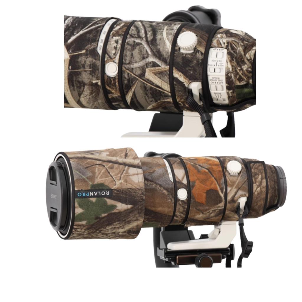 Rolanpro Lens Coat for Sony FE G OSS Dedicated Lens Cover with Material Prioritizes Shooting Operation Rotation of Reversible Cover Urban Camouflage