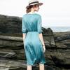 Women's Mulberry Silk Short-Sleeved Dress