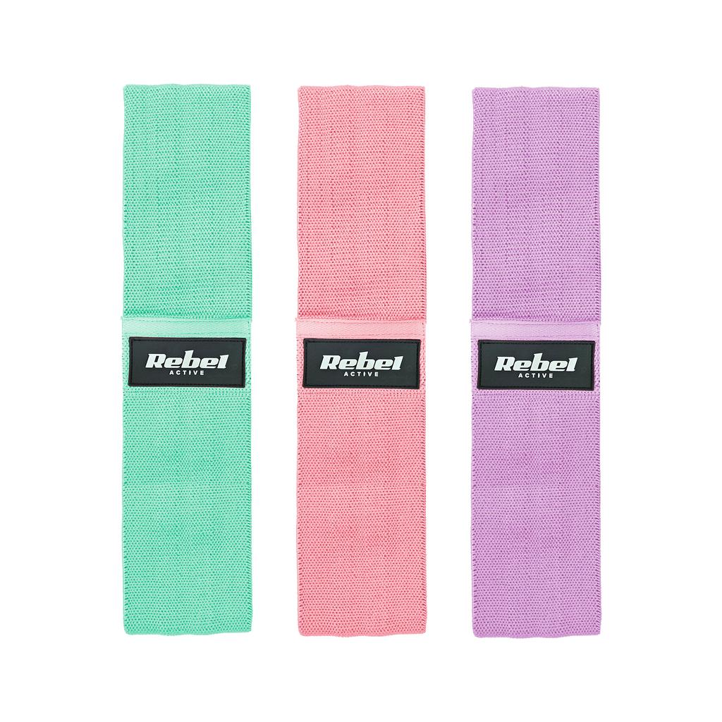Hip Band Mini Rubber Resistance Band Fabric Elastic Durable Rebel