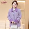 YUZHAOLIN Women's Plus Size Autumn/Winter Casual Lapel Cardigan