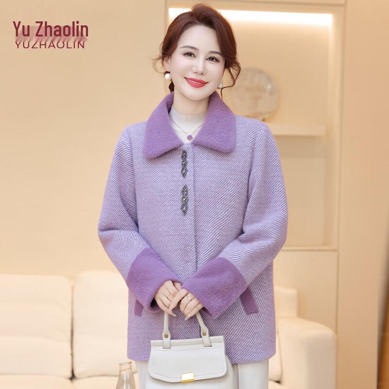 YUZHAOLIN Women s Plus Size Autumn/Winter Casual Lapel Cardigan 5XL