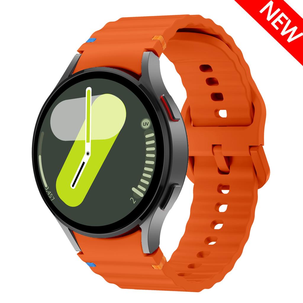 20mm řemínek na hodinky Pro Samsung Galaxy Watch 7/5/6 44mm 40mm Silikonový náramek Galaxy Watch 4 classic/5 pro 47mm 43mm 46 45mm pásek