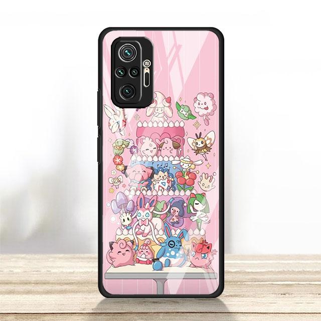 Θήκη από Γυαλί Anime Comic Pokemon Για Xiaomi Mi Poco X3 NFC F3 11T 11 Lite Funda Για Redmi Note 11 Pro 10 9 8 9C K40 Κάλυμμα Τηλεφώνου