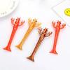 4pcs Colorful 3D Lobster Gel Pen Creative Stationery Office Supplies Creative Signature Gel Pen Cute Pens Education Tools