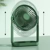 Small Desk Fan 3 Blades Multifunctional Quiet Rechargeable   Fan for Home Camping