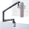 CACENCAN M05 Pro Microphone Arm Stand Clamp Adjustable from Below Monitor 3/8"-5/8" Adapter Metal Desktop Space-saving 2.5kg Load Capacity Black