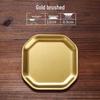 Dajujiang Retro Stainless Steel Square Snack Dish